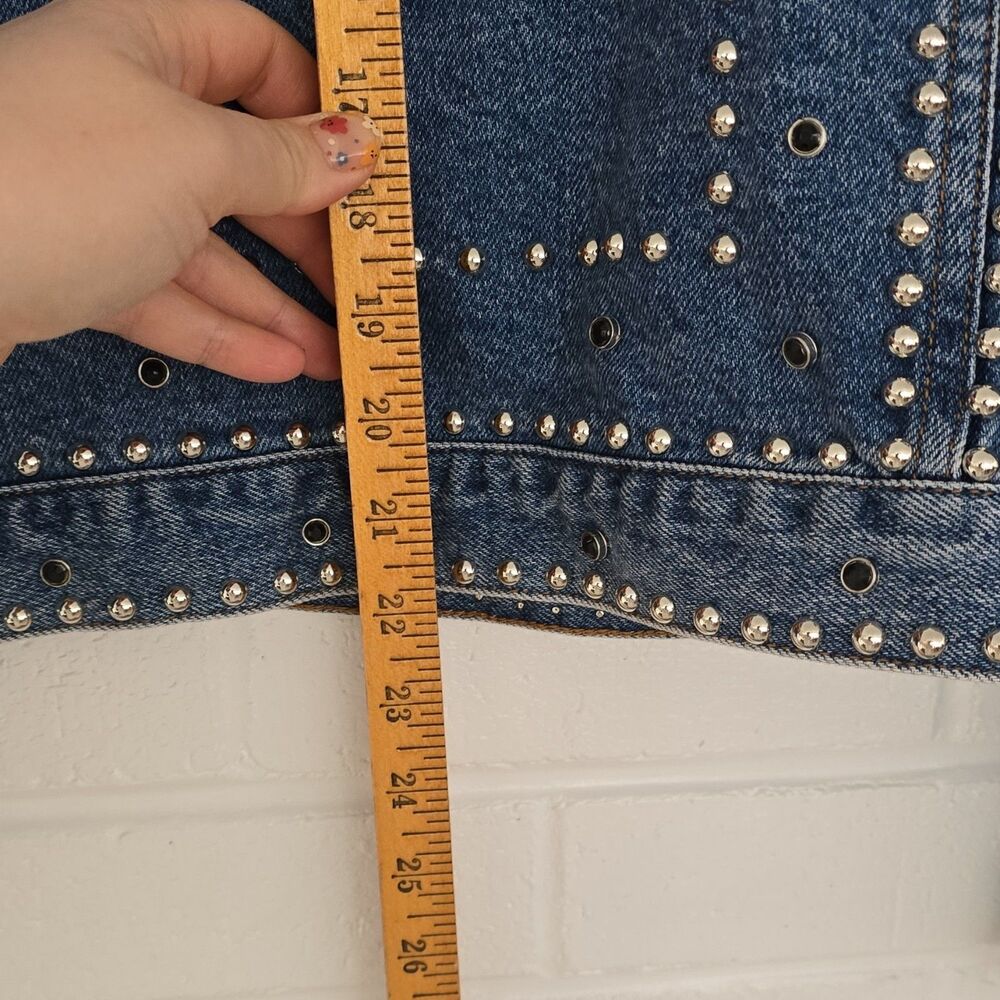 200$ G-III by Carl Banks Women's Philadelphia Eagles Studded Button Jacket Sz. L - Picture 13 of 15